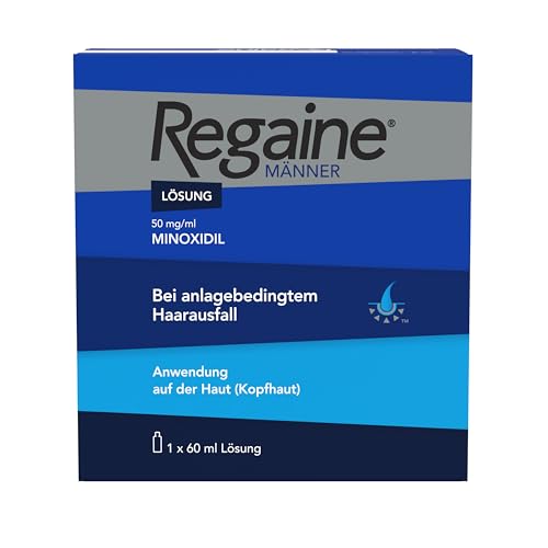 REGAINE Männer Lösung: Mit 50 mg/ml Minoxidil (5%) bei erblich bedingtem Haarausfall, 60 ml