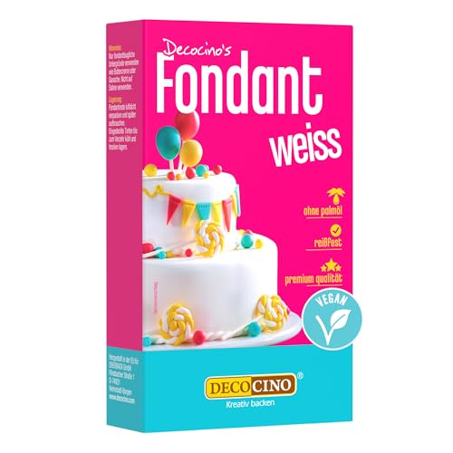 Decocino Fondant, Weiss, 250 g (1er Pack)