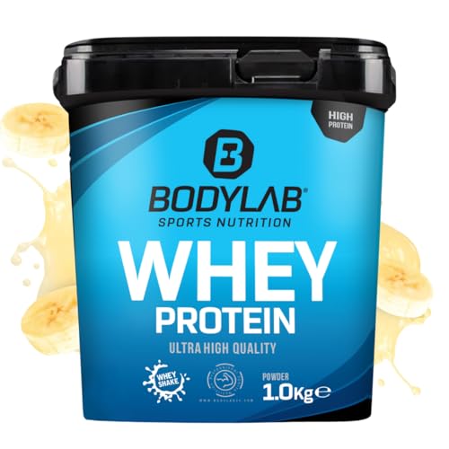 Bodylab24 Whey Protein Pulver, Banane, 1kg