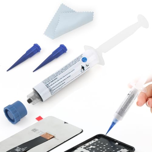 RongZy Kleber für Mobiltelefon, RTV, Silikon, für Samsung, Xiaomi, Huawei – LCD-Reparatur, Touchscreen – selbstklebend (1 Stück)