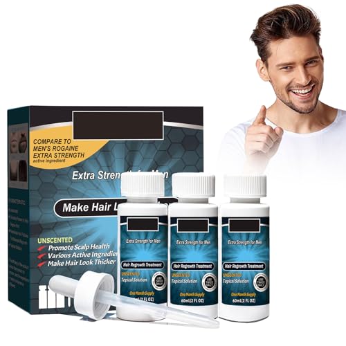 Mikabila 60ml Man Haarwachstum Serum,Anti Haarausfall Öl für Männer und Frauen,Haarpflege Serum,Ingwer Haare Hair Growth Ginger Oil,Haarserum für Haarwachstum