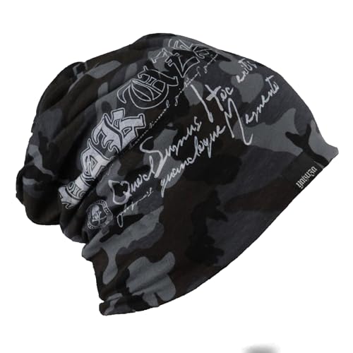 Yakuza Unisex Rookie Beanie Mütze, Camouflage Grey, Einheitsgröße
