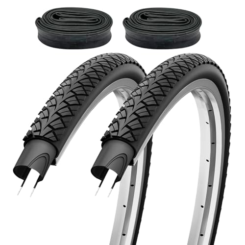 2er Set Fahrradreifen 28x1,50 Zoll 40-622 700x38c mit Autoventil Schläuchen AV