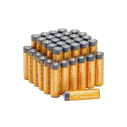 Amazon Basics AA-Alkali-Hochleistungsbatterien, 1,5 V, 10 Jahre lagerfähig, 36 Stück