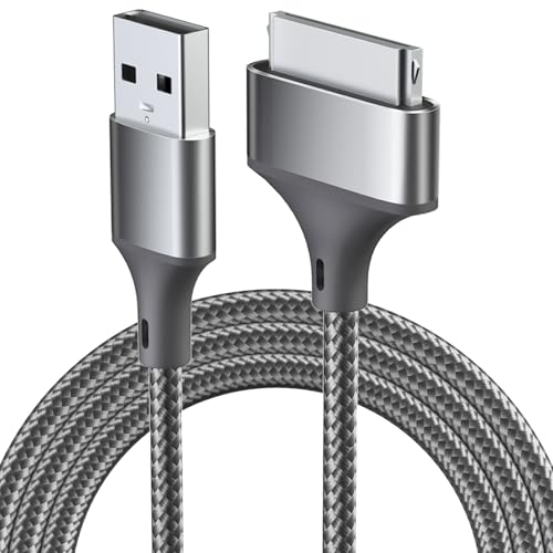 Obllemn USB-auf-30-Pin-Ladekabel, Ladekabel kompatibel mit Phone 4, USB-Schnelllade-Synchronisierungsdatenkabel mit iPhone 4 4s,Phone 3G 3GS,Pad 1 2 3 Pod Touch 4 3 2 1,Pod Classic 3 2 1
