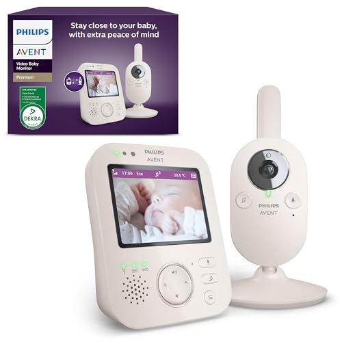 Philips AVENT Philips Babyphone mit Kamera Premium - DEKRA Zertifiziert privat und sicher - 3.5