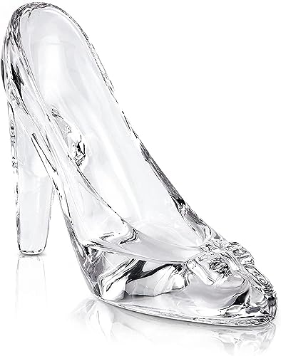Callstick Glas Kristall Schuhe Hohe Absätze Hochzeit Schuhe Figurine Dekorationen Glas High Heels Schuhe Geschenk für Valentinstag, Geburtstag, Braut Wedding, Weihnachten