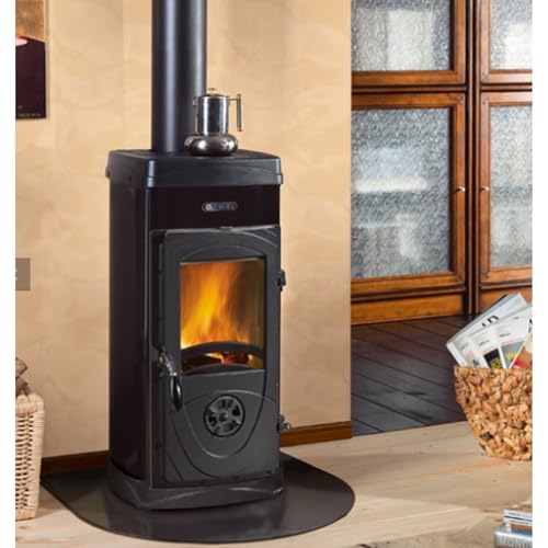 Nordica Super Junior Panorama Holzofen, Schwarz