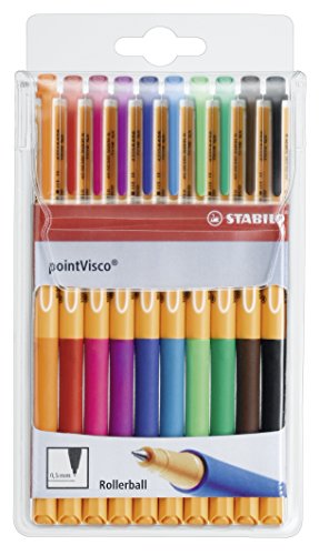 STABILO - Tintenroller - pointVisco - 10er Pack - 10