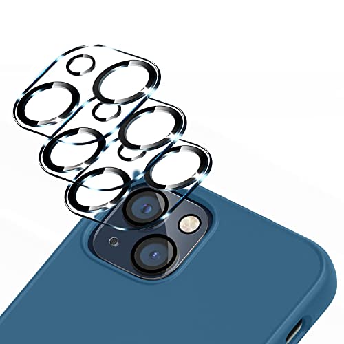 IOPYKKOA 3 Stück Kamera Schutzglas Kompatibel mit iPhone 13/iPhone 13 mini Kameraschutz [10S Schnelle Installieren] Kratzfest, 9H Härte, HD-Klar, Vollständiger Kameraschutz