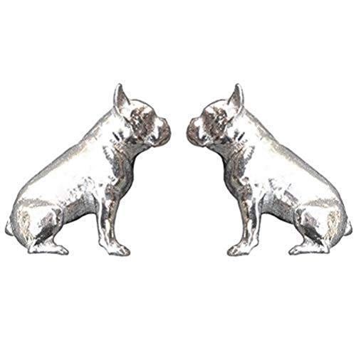 Franz�sische Bulldogge, Bulldogge Geschenke, Franz�sische Bulldogge Manschettenkn�pfe, Hundeliebhaber Geschenke, Manschettenkn�pfe, Handgegossen, von William Sturt, aus Deutsche Zinn