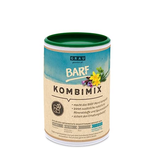 GRAU - das Original - Barf-KombiMix, Komplettmischung zum BARFEN, natürliche Rundumversorgung, 1er Pack (1 x 150 g), Ergänzungsfuttermittel für Hunde