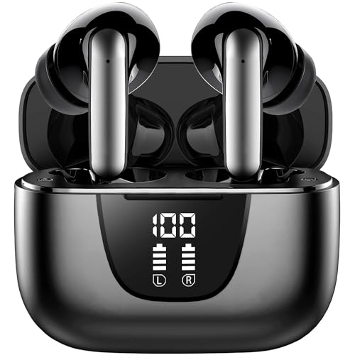 Bluetooth Kopfhörer, Kopfhörer Kabellos Bluetooth 5.3 In Ear Kopfhörer mit 4 ENC Mikrofon, 2023 Neue Kabellose Kopfhörer Noise Cancelling Earbuds mit 56H Deep Bass, USB-C, IP7 Wasserdicht Ohrhörer1