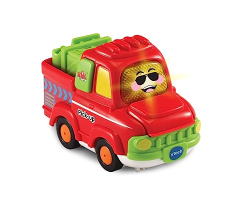 Vtech TUT TUT Baby Flitzer - Pick-up – Spielzeugauto mit Musik, aufleuchtender Taste, spannenden Sätzen und Geräuschen – Für Kinder von 1-5 Jahren