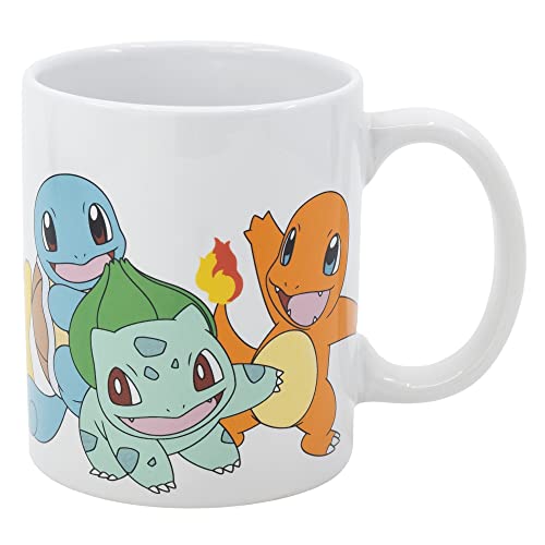 Stor KERAMIKBECHER 325 ML IN POKEMON 2 GESCHENKBOX, Bunt