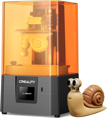 Creality Halot-R6 Resin 3D Drucker, 6,08-Zoll Monochrom LCD 60mm/h Druckgeschwindigkeit WiFi-Unterstützung Druckgröße 130x82x160mm, 3D Resin Printers für Einsteiger entwickelt