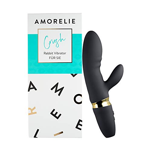 AMORELIE Crush – Rabbit Vibrator 18,5cm für Sie | Wasserdicht mit Akku