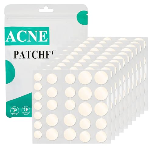 Zemolo 300 Stück Pickel Patch Unsichtbare Hydrokolloid Akne Pimple Patch Tag & Nacht Akne pflaster Wasserdicht & Atmungsaktiv Absorptions Acne Patches