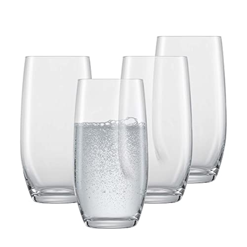 SCHOTT ZWIESEL Allround Glas For You (4er-Set), vielseitig einsetzbare Trinkgläser, spülmaschinenfeste Tritan-Kristallgläser, Made in Germany (Art.-Nr. 121875), Kristall