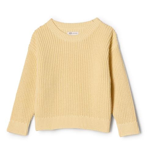 Amazon Essentials x Sofia Grainge Unisex Kinder Pullover, Buttergelb, 3 Jahre