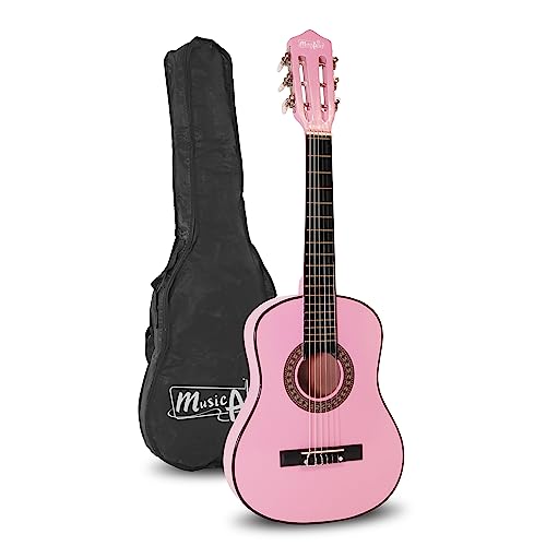 Musik Alley MA-51 Klassische Akustikgitarre Kindergitarre und Junior-Gitarre Pink