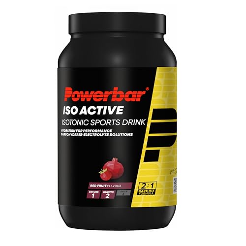 Powerbar - Isoactive - Red Fruit - 1320g - Isotonisches Sportgetränk - 5 Elektrolyte