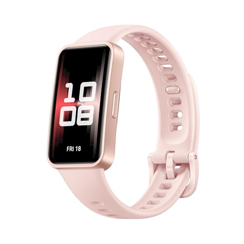 HUAWEI Band 9 Smartwatch, angenehmer, TruSleep 4.0, wissenschaftlich fundierte Schlafüberwachung, bis zu 14 Tage Akkulaufzeit, iOS & Android, Charm Rosé, 30 Monate Garantie