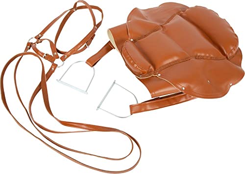 small foot Sattel- und Zaumzeug-Set Holzpferd aus Kunstleder, mit verstellbarem Sattelgurt, ab 3 Jahren, 11906, Groß