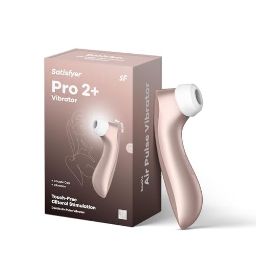 Satisfyer Pro 2 Plus | Roségold | Vibrator & Klitoris-Stimulation für die Frau | Sauger und Auflegevibrator | Druckwellenvibrator für Sie | Starkes und leises Sex-Spielzeug für Damen