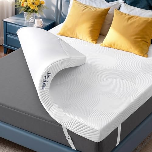 SakuraHome Matratzentopper 180x200cm - H3/H4 Gel Memory-Schaum Matratzen Topper, ca. 8cm Höhe, für Boxspringbett Schlafsofa,CertiPUR-US & Öko-Tex Zertifiziert