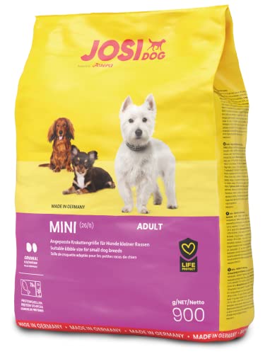 JosiDog Mini (900g) | Hundefutter für kleine Rassen | Premium Trockenfutter für ausgewachsene Hunde | powered by JOSERA | 1er Pack