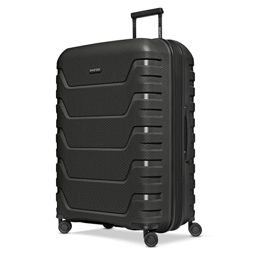 SMARTBOX Hartschalen Check-in Koffer | Großer XL Trolley 52 x 33x 76 cm von 111 auf 120 Liter erweiterbar | aus hochwertigem Polypropylen | 4 Doppelrollen & TSA-Schloss | leichte 4,2 kg (Edition 01)