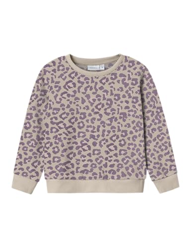 NAME IT Mädchen Nmfdavina Ls Sweat Fleece Bru Noos, Summer Sand, 110
