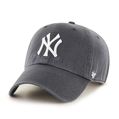 '47 New York Yankees Charcoal MLB Clean Up Cap One-Size