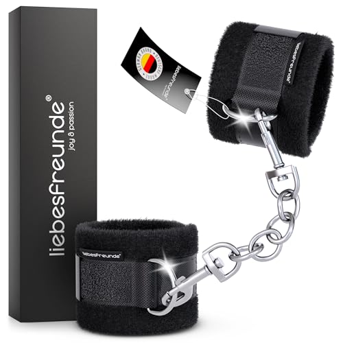 Liebesfreunde® Handschellen für sinnliche Sexspiele - Bondage Fesseln Sex Spielzeug für Paare, Erotisches Sexspielzeug BDSM Set, extrem soft