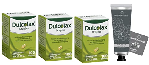 Dulcolax Dragees Dose 3 x 100 Stück inklusive einer Handcreme ODER Handseife von Apotheken-Express