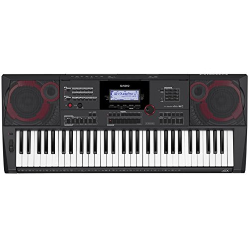 Casio CT-X5000 Top Keyboard mit 61 anschlagdynamischen Tasten, 800 Sounds & 235 Begleitrhythmen, Pitchwheel, extra starkes Lautsprechersystem, schwarz