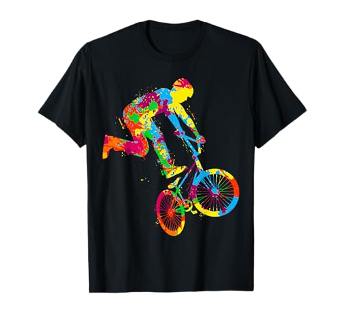 BMX & Freestyler Geschenkideen für Jungen Mädchen - Kinder & Teenager - Unisex - Schwarz - S - Kleines - Kurzarm - T-Shirt