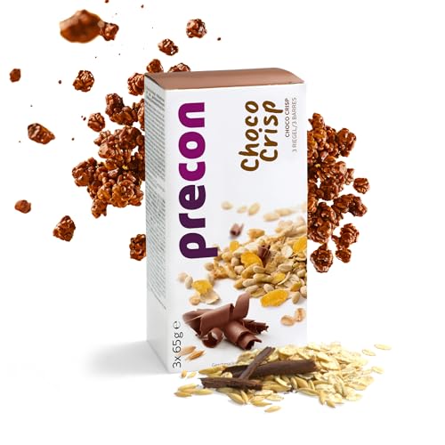 Precon BCM Diät Riegel zum Abnehmen – ChocoCrisp – 3 Riegel à 64 g – Mahlzeitenersatz für eine gewichtskontrollierende Ernährung