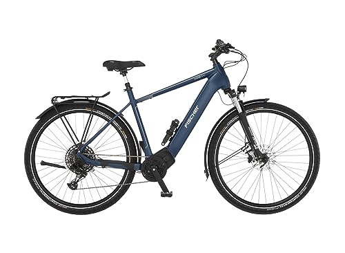 Fischer E-Bike Trekking VIATOR 8.0i, Elektrofahrrad für Damen und Herren, RH 55 cm, Mittelmotor 90 Nm, 36 V Akku