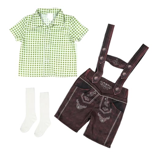 Tisujune Oktoberfest Tracht für Kinder | Halloween Party Verkleidung | Festkleidung Für Umzüge Kindergarten Familienfeste Kinderfeste