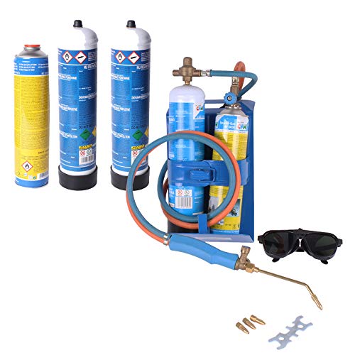 Autogenschweissgerät Schweißfix von CFH + 2x Sauerstoff+1x AT300