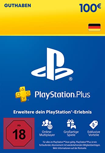 PlayStation Guthaben für PlayStation Plus Extra | 12 Monate | 100 EUR | PS4/PS5 Download Code - PSN deutsches Konto