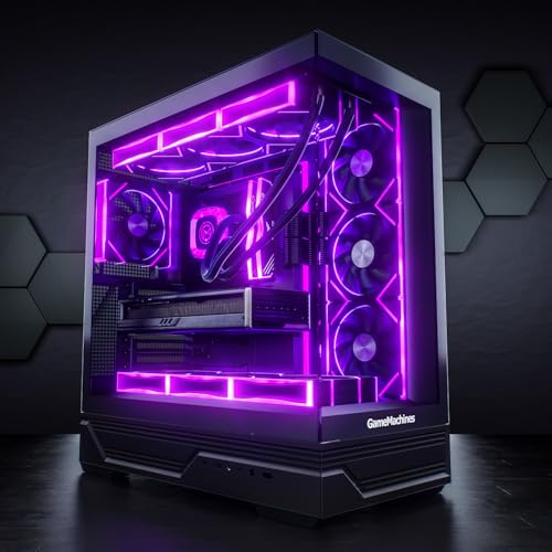 GameMachines Apex - Gaming PC - Wasserkühlung - AMD Ryzen 7 7700 - NVIDIA RTX 5060 Ti 16GB - 1000GB SSD - 32GB RGB DDR5 - WLAN - Windows 11 Pro