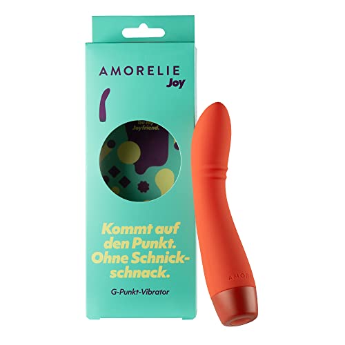 AMORELIE Joy – G-Punkt Vibrator Bloom | Wasserfest Wiederaufladbar (Rot)