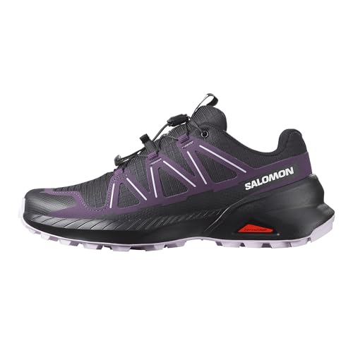 Salomon Speedcross Peak Damen Trail-Laufschuhe, Outdoor-bereit, Geländegängiger Schutz, Aktiver Grip, Black, 36 2/3