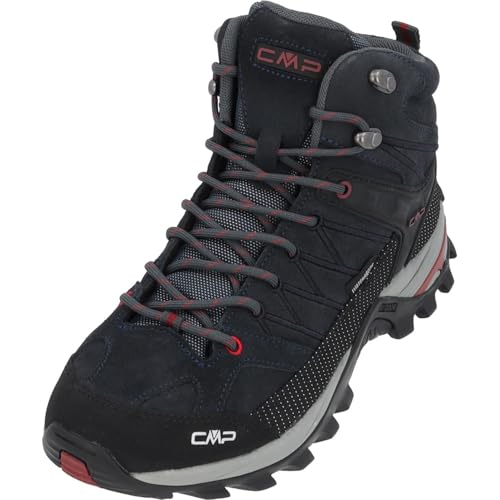 CMP Rigel Mid, Herren Trekking- & Wanderstiefel, Schwarz (Asphalt-Syrah 62BN), 43 EU (8/8.5 UK)