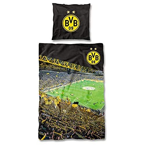 Borussia Dortmund, BVB-Bettwäsche Südtribüne, Mehrfarbig, 1 Stück, 135x200cm