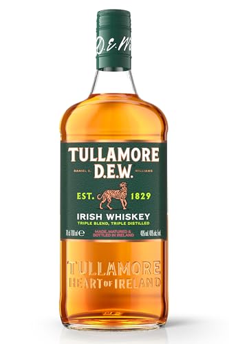 Tullamore DEW Original Blended Irish Whiskey, 70cl - das Flaschendesign kann variieren