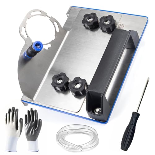 Winkelschleifer-Ständer Für Schneiden von Fliesen im 45°-Winkel, mit Wasserleitung, Winkelschleiferständer, Schleiferständer, Spezialschneideständer, geeignet für Winkelschleifer Typ 100